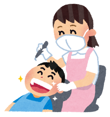お子様の定期検診やってます（小児歯科）