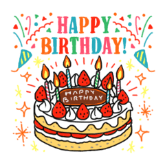 誕生日をお祝いしてもらいました。